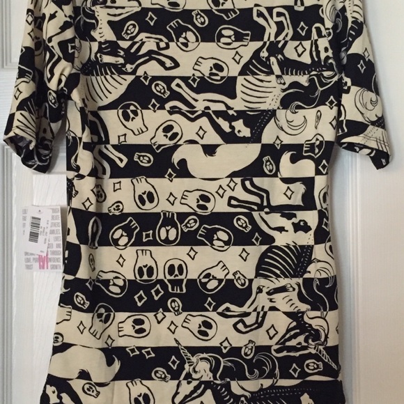 *SOLD* LuLaRoe Halloween Gigi M Skellicorn Skulls - Picture 3 of 8